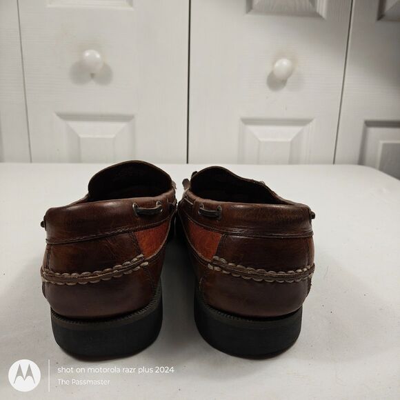 Men's DOCKERS Erie Brown Slip-On Tasseled Loafer Dress Shoes US Size 9.5 - Picture 4 of 12